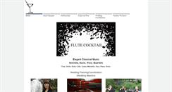 Desktop Screenshot of flutecocktail.com